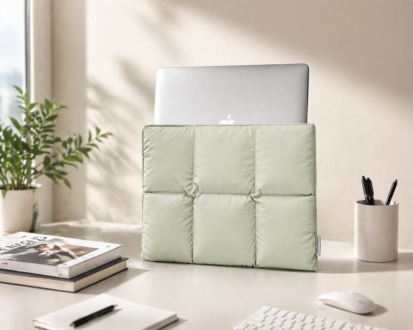 puffy laptop sleeve padded design