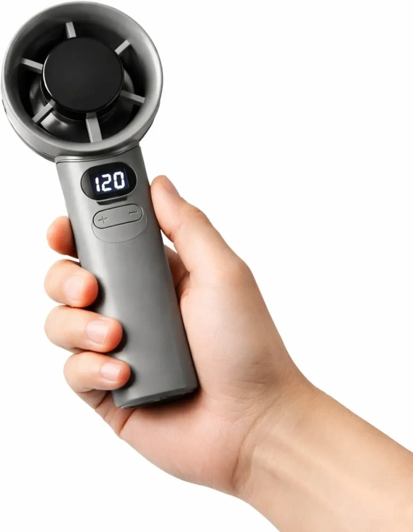 Portable Handheld Adjustable Mini Turbo Fan | Type-C Fast Charging Desk Fan for Travel & Office