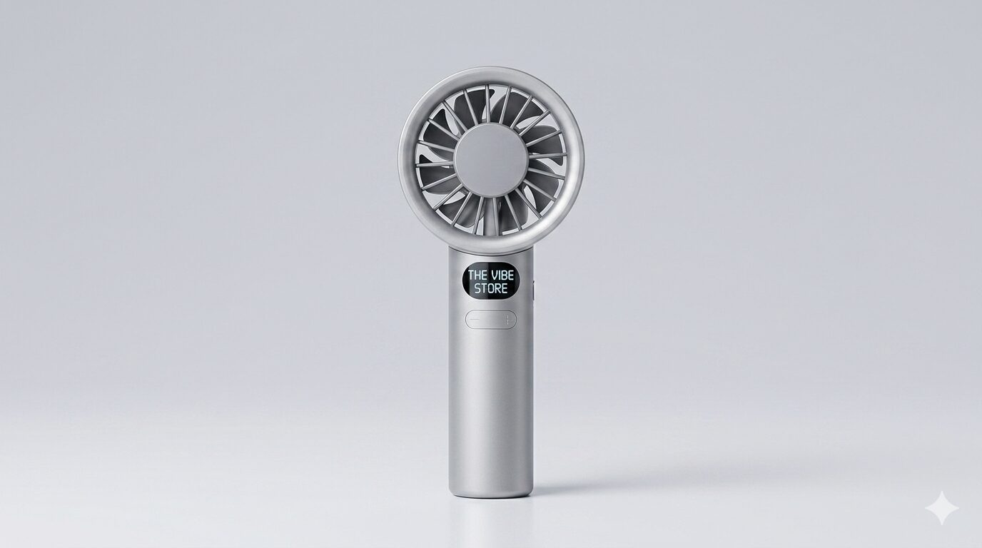 Portable Handheld Adjustable Mini Turbo Fan | Type-C Fast Charging Desk Fan for Travel & Office