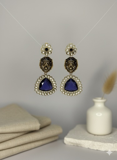 Statement Drop Earrings | Antique Fashion Jewelry