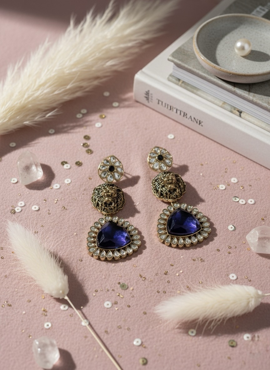 Statement Drop Earrings | Antique Fashion Jewelry