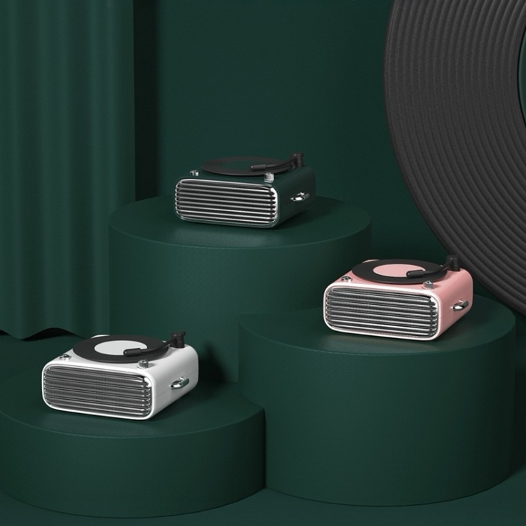 Classic Record Player Style Bluetooth Speaker