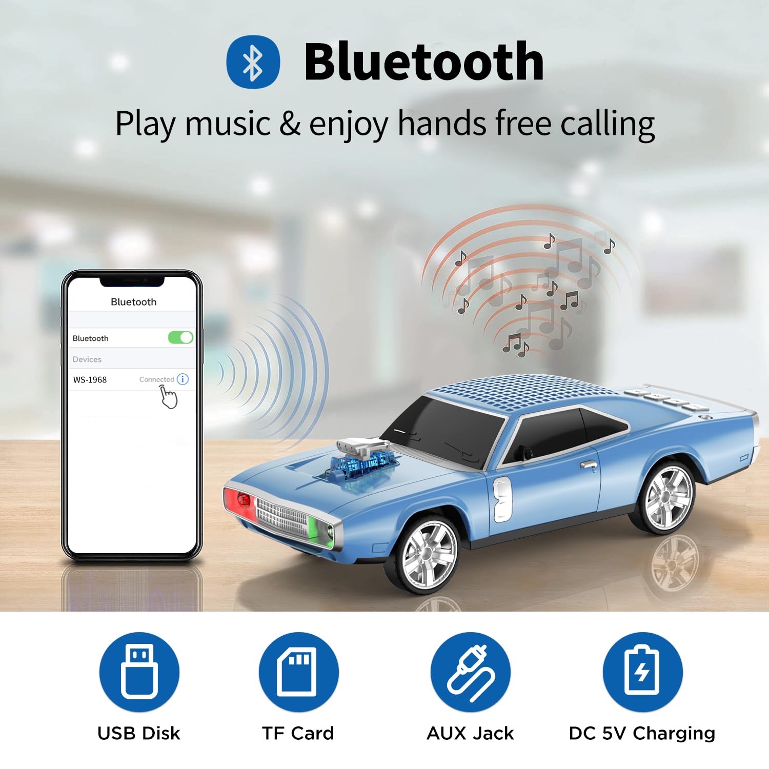 Dodge Challenger Wireless Bluetooth Speaker