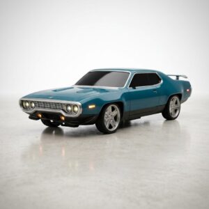 Vintage Muscle Car Wireless Speaker | Retro Tabletop Bluetooth Sound System with LED Lights