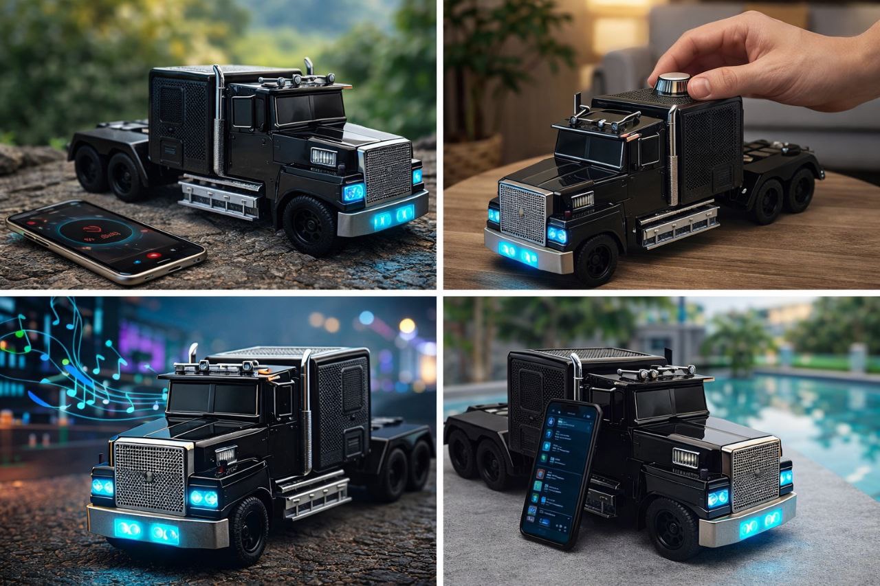 Truck shaped Wireless speaker
