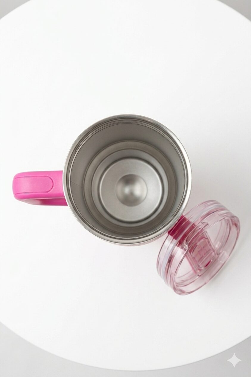 Stanly Quencher Tumbler 40oz – Limited Edition Valentine's Pink Hearts
