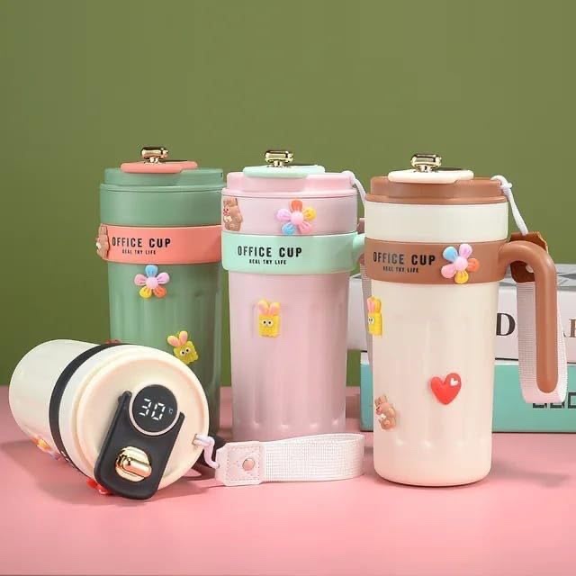 Smart Temperature Display Mug – 650ml with Leak-Proof Lid | Hot & Cold Insulated Travel Stainless Steel Mug