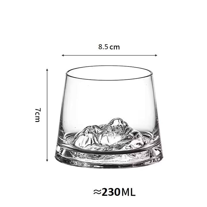 Mount Everest 3D Whiskey Glass – 230ml