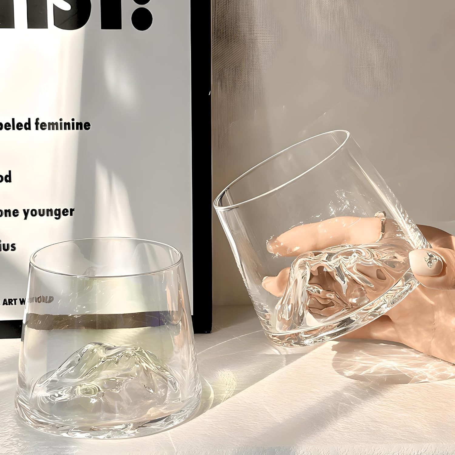 Mount Everest 3D Whiskey Glass – 230ml