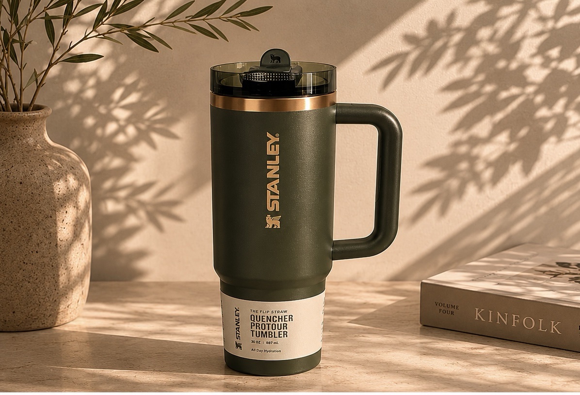 Stanley Flip Straw ProTour Quencher - 40oz | Limited Edition GREEN RARE