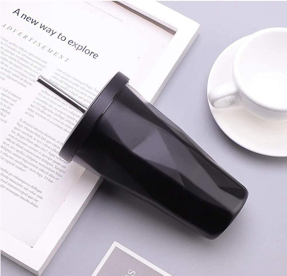 Stainless Steel Vacuum Insulated Coffee Glass Tumbler Black Color 500 ml Hot n Cold