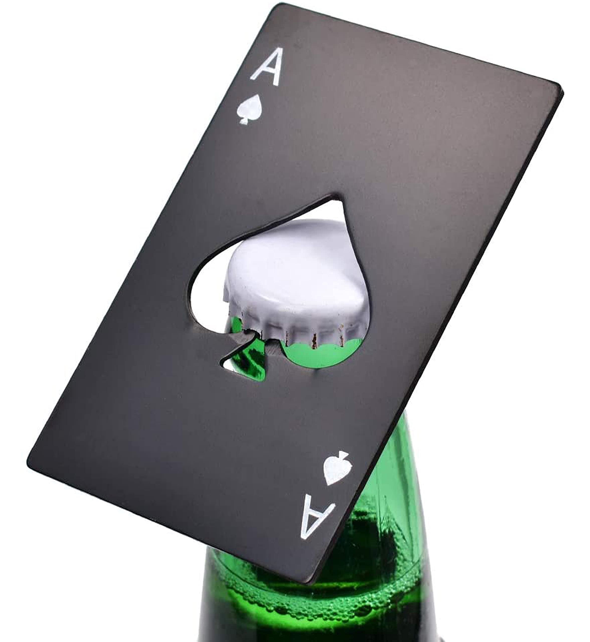 Ace of Spades Bottle Opener Credit Card Size Pocker Cap Opener Portable Stainless Steel Can Opener