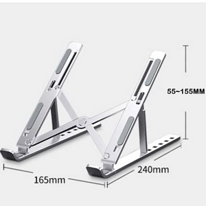 Adjustable Laptop Stand – Foldable Aluminum Laptop Stand for Laptops Up to 17 Inch