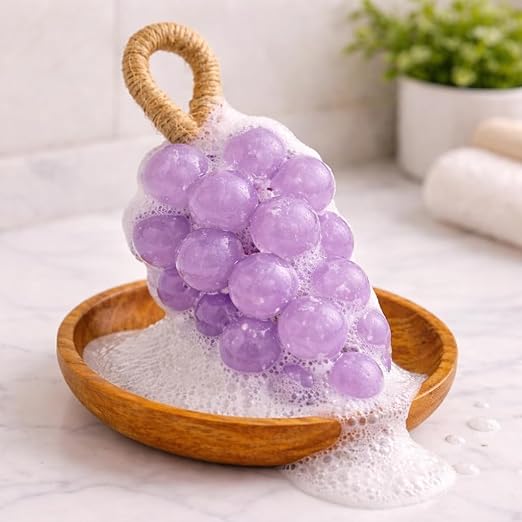 Handcrafted Grape Hanging Soap | Decorative & Luxury Hand Wash Soap